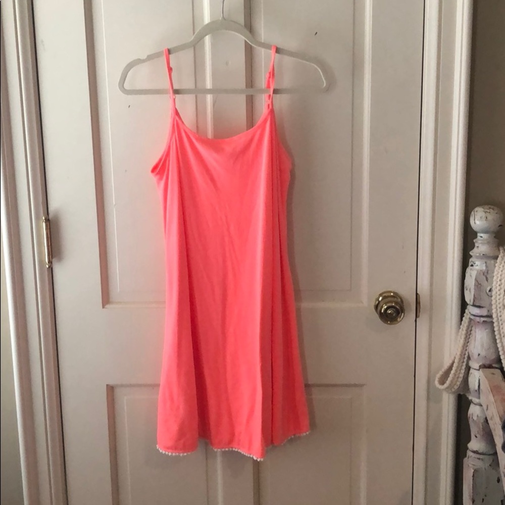 adorable peach dress